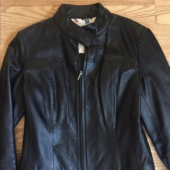 Miss Top Gun Genuine Leather Jacket Size XS - Picture 2 of 5